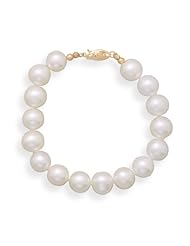 8" 8.5-9mm Cultured Freshwater Pearl Bracelet