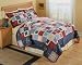 Around the Block Luxury Quilt Set