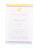 12 Rubber Duck Create Your Own Baby Shower Invitations