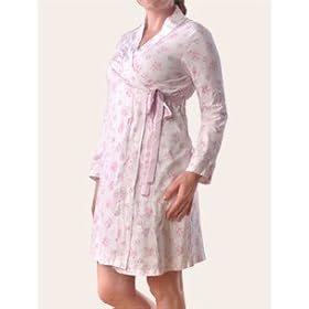 Motherhood Maternity: long sleeve v-neck nursing nightgown and robe