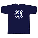  : Fantastic Four - Navy Logo T-Shirt