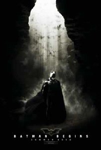  BATMAN BEGINS - MOVIE POSTCARD
