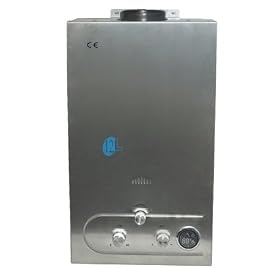 Buy 12l LPG GAS Tankless Instant HOT Water Heater Stainless + Reducing Valve by AMONSTAR now!