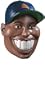 Tiger Woods 9 Iron PGA Golf Mask Costume Accessory NEW