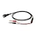Cal Test Electronics CT2439 PVC Jacketed Coaxial Cable Assembly, BNC Male to IC Test Clip Breakout Connector, 50 Ohm (Pack of 10)