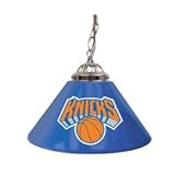 New York Knicks NBA Single Shade Bar Lamp - 14 inch - Game Room Products - 1 Shade Bar Lamps - NBA