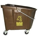 Bronze 35 Quart Bucket w/3 Casters (10-0616) Category: Mop Bucket Wringers