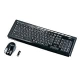 SANWA SUPPLY SKB-WL10SETBK マウス付きワイヤレスキーボード ブラック