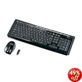 SANWA SUPPLY SKB-WL10SETBK マウス付きワイヤレスキーボード ブラック