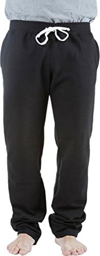 Tulio FL3-Men's Fleece Lounge Pants-Black-Large