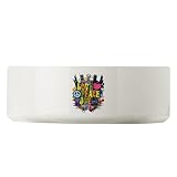 IMAGE OF Large Dog Cat Food Water Bowl Love Peace Joy Peace Symbol Sign