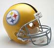Pittsburgh Steelers 1962 Throwback Riddell Deluxe Replica Helmet - Football Sports Merchandise