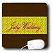Yves Creations Textured Text Elements - July Wedding - Mouse Pads
