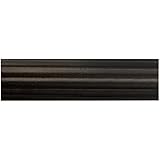 BEME International 1-3/4-Inch Diameter Fluted Wood Drapery Rod, 96-Inch, Mink