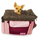 Snoozer Buddy Bike Basket in Pink and Gray