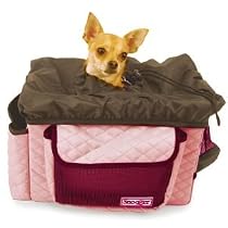 Snoozer Buddy Bike Basket in Pink and Gray Color:Pink