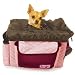Snoozer Buddy Bike Basket in Pink and Gray