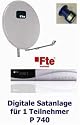 P740 dig. Satanlage 1 TN, FTE PR 80 AB, FTE Max S92