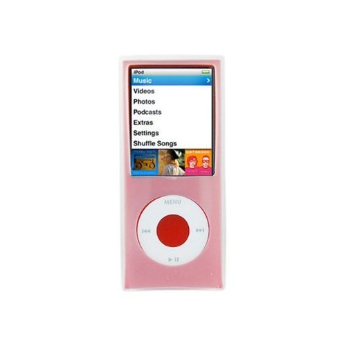 Durable Flexible Soft Clear Silicone Skin Cover Case for Apple Ipod Nano 4th Generation