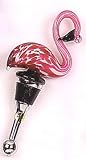 Art Glass Flamingo Wine Bottle Stopper