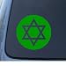 STAR OF DAVID - Jewish Hebrew - Car, Truck, Notebook, Vinyl Decal Sticker #1197 | Vin...