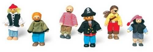 Childrens Toyshop  Toys : Pirate Dolls