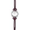 Opex - X2391LB3 - Sable - Montre Femme - Quartz Analogique - Cadran Acier Bross� - Bracelet Brins Cuir Prune