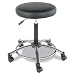 Alera US46CS10G - Height-Adjustable Utility Stool, Black
