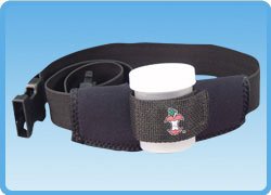 Jar Holster Belt with Jar - Black