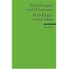 Erl�uterungen und Dokumente zu Ruth Kr�ger: weiter leben