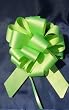10 Pull String Bows - Gift Wrap Packaging - 5" 20 Loops - 1 1/4" - Lime Green