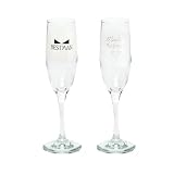 Maid of Honor and Best Man Champagne Flutes