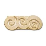 Adex USA Natural Spiral Listello Yellow 1 Ceramic Tile & Stone