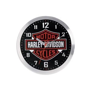 Harley-Davidson® Bar and Shield Logo Wall Clock. Wall clock features large Bar and Shield logo.... by