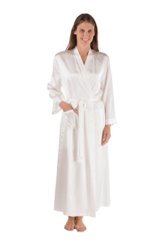 Women's Luxury Long Silk Robe (La Perla Naturale) Luxury Gifts by TexereSilk