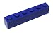 Lego Building Accessories 1x6 BLUE BRICKS, Bulk Pack 50 pcs