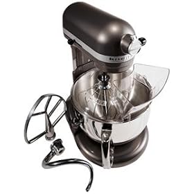 KitchenAid 4KP26M1XPM Professional 600 Stand Mixer, Pearl Metallic