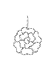 3/4 CT TW 14K White Gold Diamond Pendant