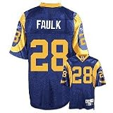 Marshall Faulk St. Louis Rams Blue NFL Premier Throwback Jersey - Medium