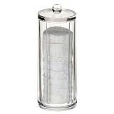 Danielle Cylinder Acrylic Cotton Pad Dispenser