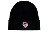 Indian Larry Logo Black Cuff Knitted Beanie Hat