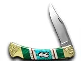 BUCK 110 Yellowhorse 1/25 Folding Hunter WOLF Wildlife Series Pocket Knife Knives