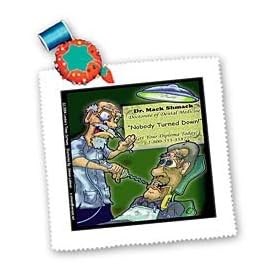 Londons Times Funny Medicine Cartoons - Easy Dental Plan - Quilt Squares