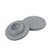 Wheaton W224100-342 Rubber 30mm Snap-On Style Stopper, Gray Bromobutyl/50 (Case of 1000)
