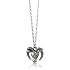 blue diamond heart necklace Bel