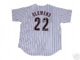 ROGER CLEMENS HOUSTON ASTROS AUTOGRAPH JERSERY TRISTAR
