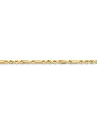 14k 3.0mm Milano Rope Chain, Best Quality Free Gift Box Satisfaction Guaranteed