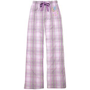 Disney Plaid Tinker Bell Sleep Pants for Women