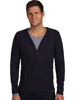 Scotch & Soda - Mens Navy Double Layered Pullover Navy XX-Large