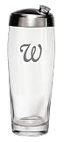 Culver Inc., Monogram W Glass Martini Shaker